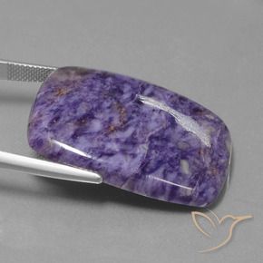 Charoïte Violet moyen naturelle Coussin, 43.17 ct, Opaque