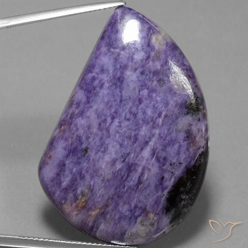 53.78ct Naturel Violet moyen Charoïte, Fantaisie, Opaque