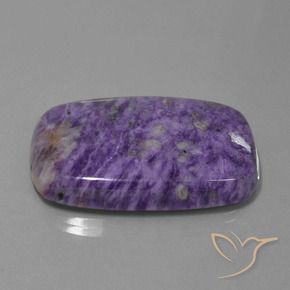 Charoïte Violet foncé naturelle Coussin, 63.74 ct, Opaque