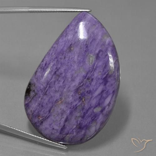 62.63ct Naturel Violet foncé Charoïte, Fantaisie, Opaque