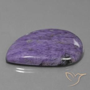 Charoïte Violet foncé naturelle Fantaisie, 62.63 ct, Opaque