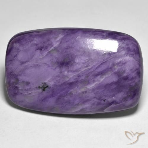 61.30ct Naturel Violet pourpre velours Charoïte, Coussin, Opaque