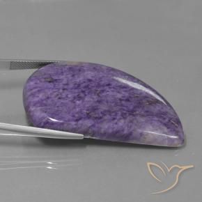 Charoïte Violet foncé naturelle Fantaisie, 79.11 ct, Opaque