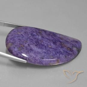 Charoïte Violet foncé naturelle Fantaisie, 73.19 ct, Opaque