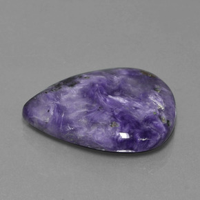 Charoïte Violet naturelle En forme de poire, 25.35 ct, Opaque