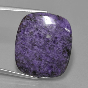 Charoïte violet naturelle coupe coussin, 22,52 ct, opaque