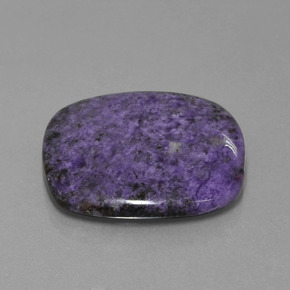 Charoïte violet naturelle coupe coussin, 22,52 ct, opaque