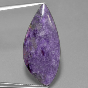 Charoïte violet naturelle forme fantaisie, 12,93 ct, opaque
