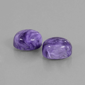 Achetez naturel ct violet charoïte gems, coupe ovale, en provenance russie chez gemselect. en stock, livraison internationale!