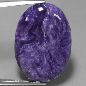 Charoïte Violet naturelle Coupe ovale, 17.12 ct, Opaque
