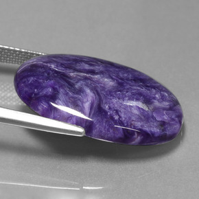 Charoïte Violet naturelle Coupe ovale, 17.12 ct, Opaque