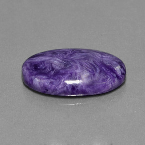 Charoïte Violet naturelle Coupe ovale, 11.96 ct, Opaque
