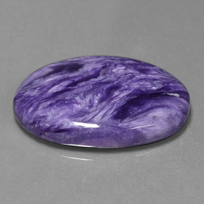 Charoïte Violet naturelle Coupe ovale, 18.41 ct, Opaque