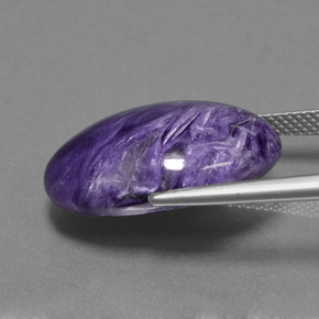 Charoïte Violet naturelle Coupe ovale, 17.74 ct, Opaque