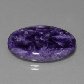 Charoïte Violet naturelle Coupe ovale, 29.31 ct, Opaque