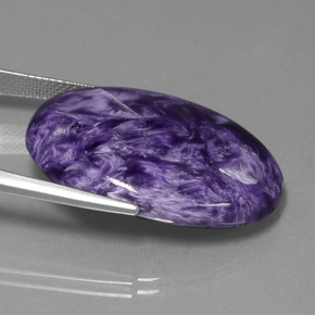Charoïte Violet naturelle Coupe ovale, 29.31 ct, Opaque