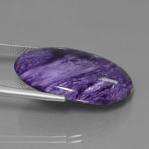 Charoïte Violet naturelle Coupe ovale, 29.05 ct, Opaque