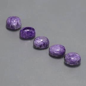 Shop natural ct Violet Charoïte gems, ovale, from Russie at GemSelect. In stock, global shipping!