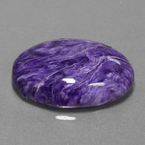 Charoïte Violet naturelle Coupe ovale, 16.32 ct, Opaque