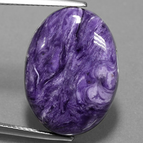 Charoïte Violet naturelle Coupe ovale, 15.67 ct, Opaque