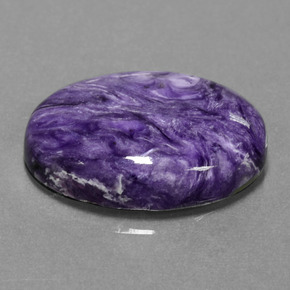 Charoïte Violet naturelle Coupe ovale, 15.67 ct, Opaque