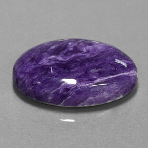 Charoïte violet naturelle coupe ovale, 16,36 ct, opaque