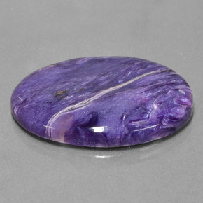 Charoïte Violet naturelle Coupe ovale, 24.64 ct, Opaque