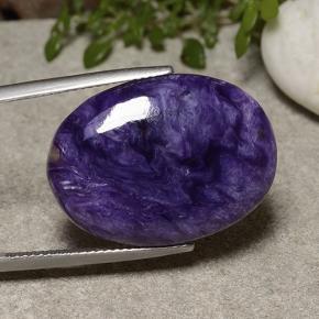Charoïte Violet naturelle Coupe ovale, 18.80 ct, Opaque