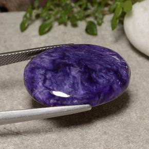 Charoïte Violet naturelle Coupe ovale, 18.80 ct, Opaque