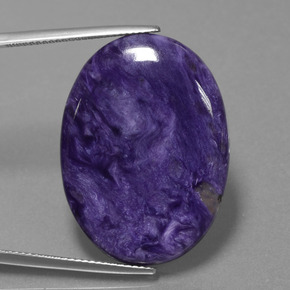Charoïte Violet naturelle Coupe ovale, 25.19 ct, Opaque