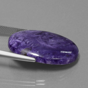 Charoïte Violet naturelle Coupe ovale, 25.19 ct, Opaque