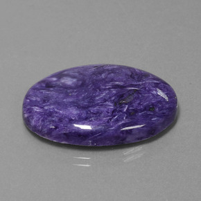Charoïte Violet naturelle Coupe ovale, 29.96 ct, Opaque