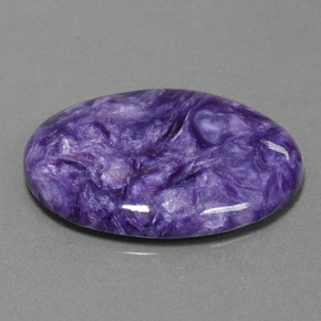 Charoïte Violet naturelle Coupe ovale, 28.06 ct, Opaque