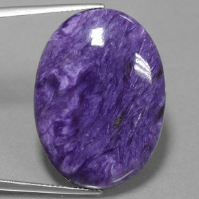Charoïte Violet naturelle Coupe ovale, 33.07 ct, Opaque
