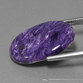 Charoïte Violet naturelle Coupe ovale, 15.89 ct, Opaque