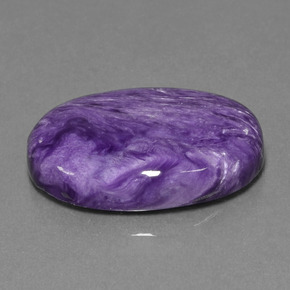 Charoïte Violet naturelle Coupe ovale, 22.78 ct, Opaque
