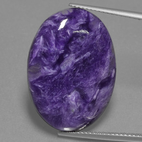 Charoïte Violet naturelle Coupe ovale, 17.78 ct, Opaque