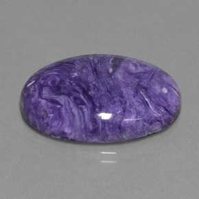 Charoïte Violet naturelle Coupe ovale, 20.31 ct, Opaque