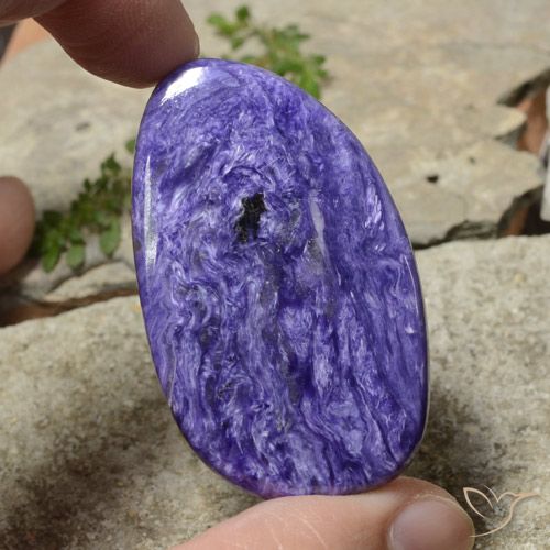 42.22ct Naturel Violet intense Charoïte, Fantaisie, Opaque