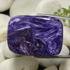 Charoïte Violet naturelle Coupe coussin, 63.73 ct, Opaque