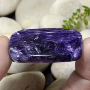 Charoïte Violet naturelle Coupe coussin, 63.73 ct, Opaque
