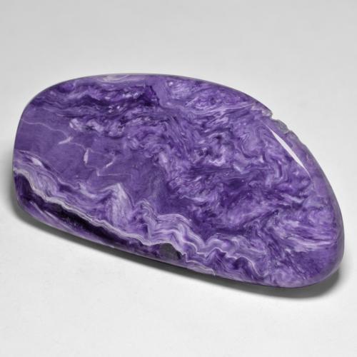 Charoïte Violet foncé naturelle Forme fantaisie, 76.84 ct, Opaque