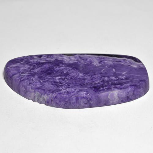 Charoïte Violet foncé naturelle Forme fantaisie, 76.84 ct, Opaque