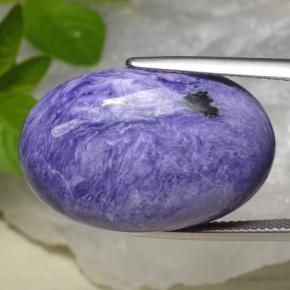 Charoïte Violet naturelle Coupe ovale, 24.91 ct, Opaque