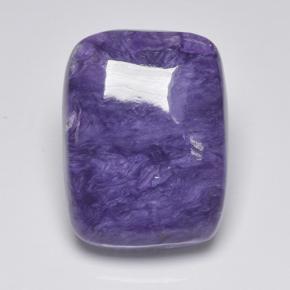 Charoïte Violet naturelle Coupe coussin, 12.98 ct, Opaque