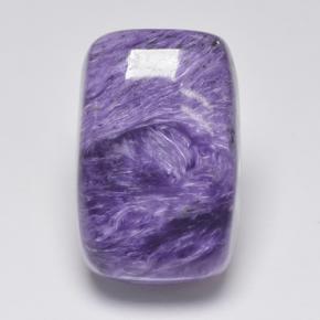 Charoïte violet naturelle coupe coussin, 11,87 ct, opaque