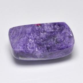 Charoïte violet naturelle coupe coussin, 11,87 ct, opaque