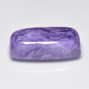 Charoïte violet naturelle coupe coussin, 9,25 ct, opaque