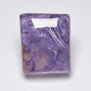 Charoïte violet naturelle baguette, 5,06 ct, opaque