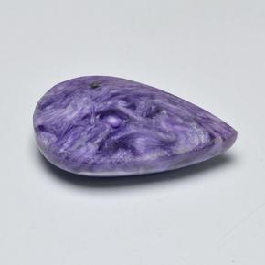 Charoïte Violet naturelle En forme de poire, 13.05 ct, Opaque